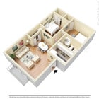 Villa West 2B1Ba 750