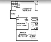 2 Bedroom/ 1 Bath