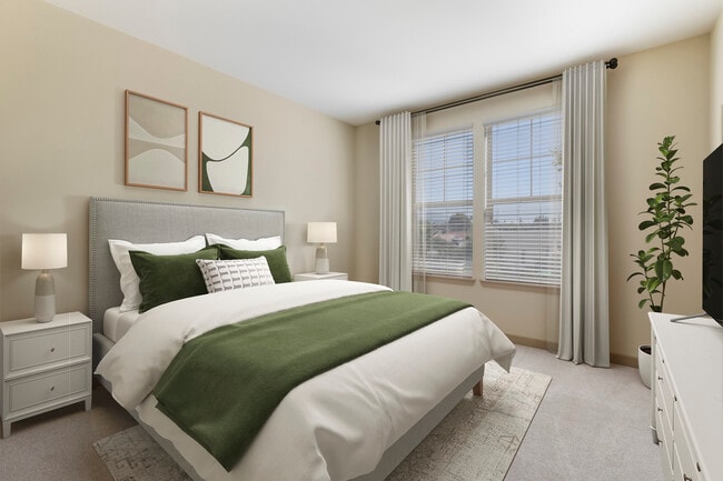 Renovated Package I bedroom with carpet