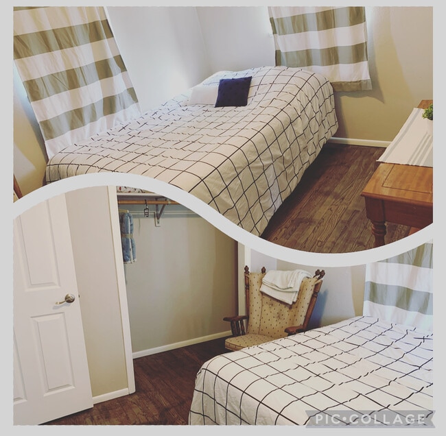 Queen bed 1 - 1120 S Curtis Rd