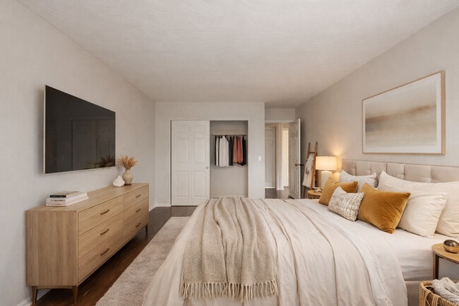 Bedroom with Large Closets