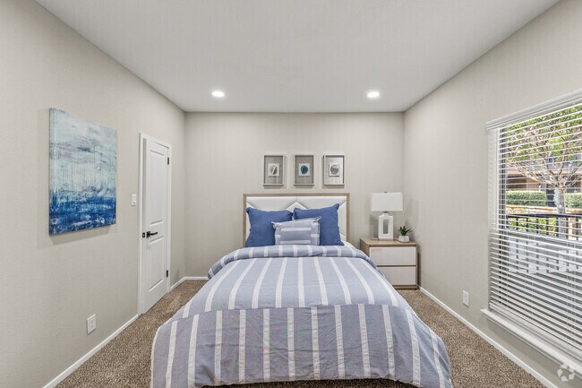 Model A2 1BR, 1BA - 684SF - Bedroom