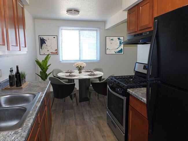 Kitchen and Dining Area with Natural Light