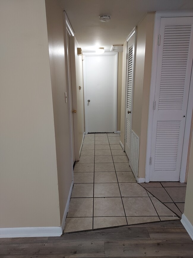 Hall to bedrooms and bath