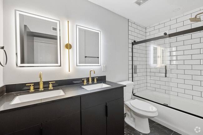 2BR, 2BA - 1,800SF - Second Bathroom