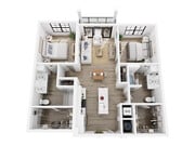 B1-B floor plan LANA at Lake Norman