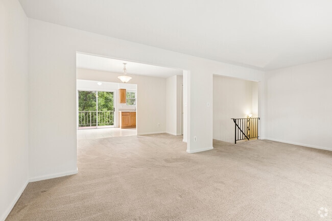 2BR, 1BA w/ Balcony - 1,230SF - Living Room