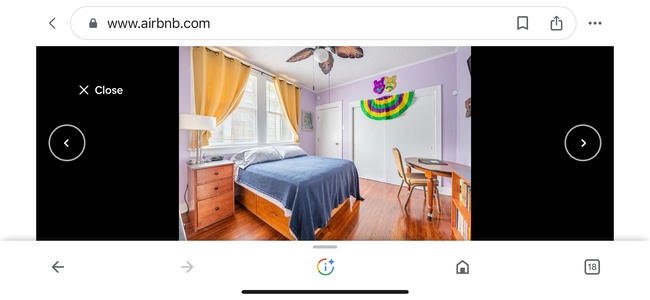 Private bedroom w work tabke - 2424 Lapeyrouse St Unit Studio apartment