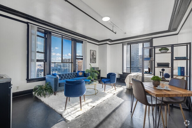 Estudio - 265 pies cuadrados - Sala de estar - Alexandria Apartments