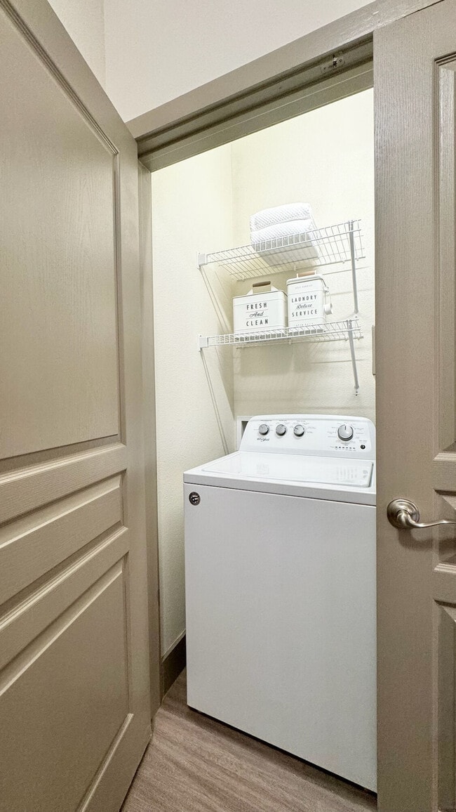 Laundry room at Residences at Panther Hollow.