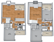 The Crestline Townhome 3 Bedroom 2 Bath
