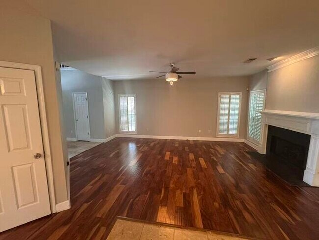 Alpharetta 4 bedroom home with large fenced in backyard
