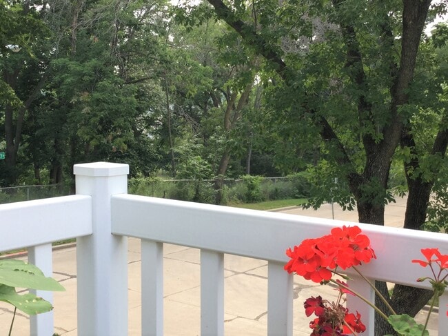Front porch and view from it, a nature lover's view - 1302 N 58th St Unit 2nd floor