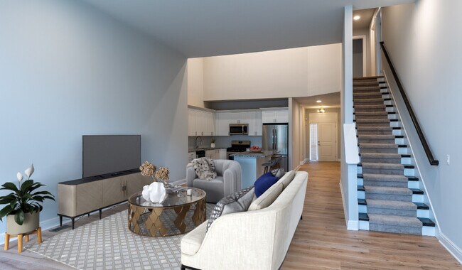 Open Concept Living Room - Briggs Park of Troy