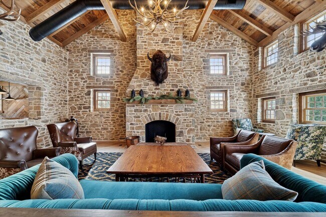 Photo - Timeless Stone Farmhouse Estate with Pool, Gardens & Grand Barn Living in Chester Springs