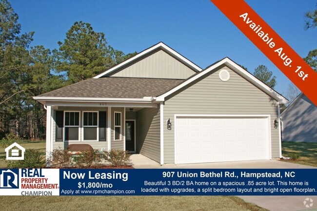 Building Photo - Beautiful Home in Hampstead on Spacious Lot
