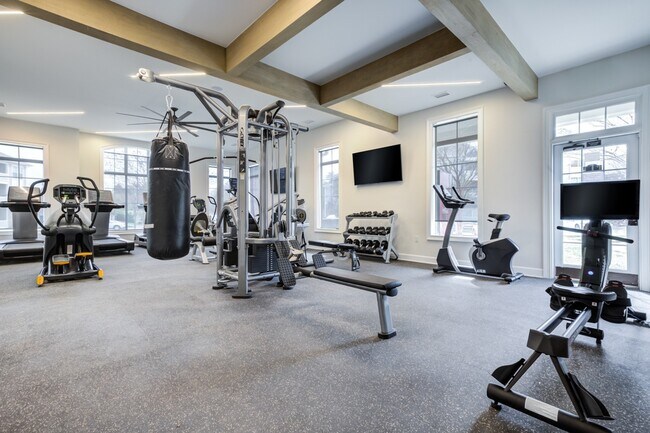 View-At-Legacy-Oaks-Apartment-Homes-in-Knightdale-NC-24-Hour-Fitness-Center-Equipment-Punching-Bag