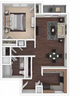 Sand Dollar 1/1 Floor Plan