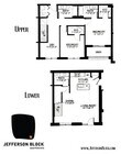 2 Bed + Den / 2.5 Bath Townhouse - 1,507 SF