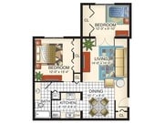 2BR/1BA