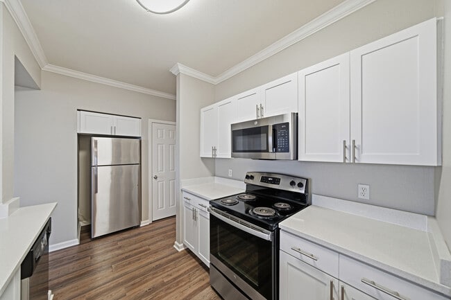 Enjoy sleek finishes and thoughtful details. - The Tides