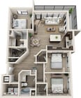C1 floor plan SUR Southside Quarter
