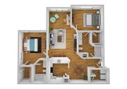 2 dormitorios | 2 baños | 1137 metros cuadrados