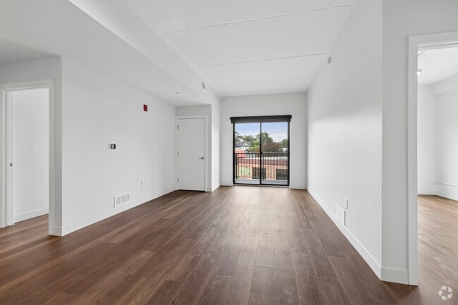 2BR, 2BA - 830SF - Living Room - Lofts on Grove