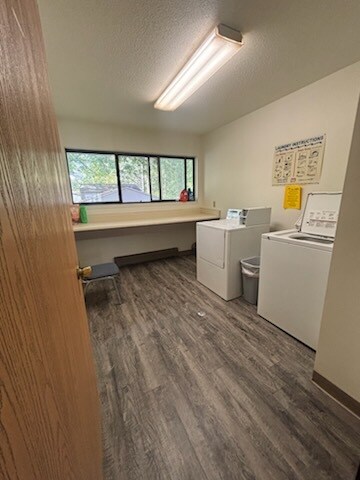 Laundry in each building