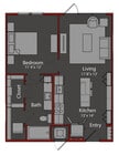 A2 floor plan The Michael At Presidio