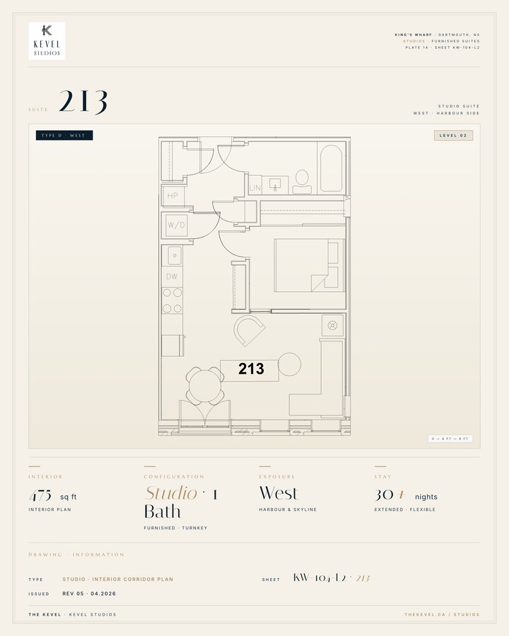 1 Bedroom Suite · 475 sq ft - 1 Bedroom Suite · 475 sq ft Unit 213
