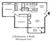 2BR/1BA