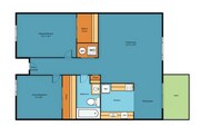 2 Bed, 1 Bath