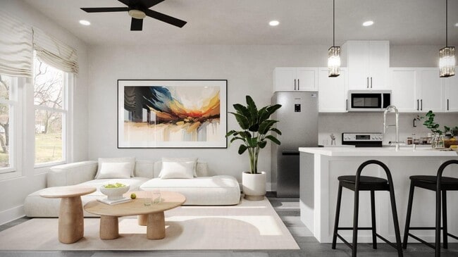 Photo - Welcome to your next home in the heart of Houston! Enjoy an open-concept layout with abundant nat...