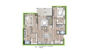 B2 floor plan Granary Flats