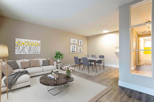 Living Area - South Washington St Apts