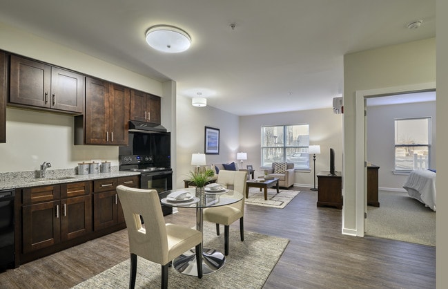 1 BR Apartment - Living / Dining Area