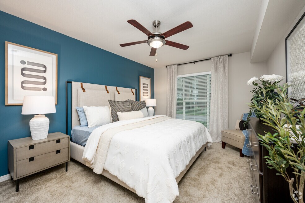 2BR, 2BA - 1,125SF - Second Bedroom