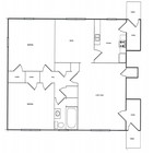 2BR/1BA Flat