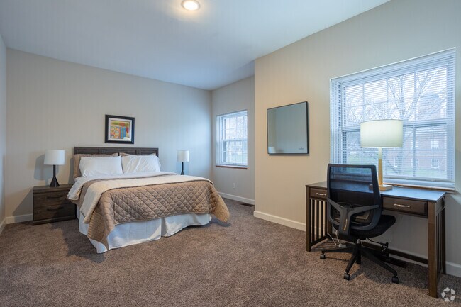 1BR, 1BA - 768SF - Bedroom - Waters House Apartments