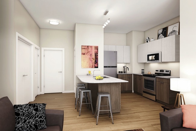 Open Kitchen Area/ Stainless Steel Appliances