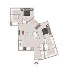 Floor Plan (Arya) - 2 Bedroom (Benglis III)