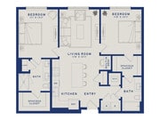 B12 | 2x2 | 1090 sf