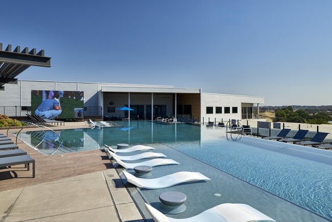 North Building Resort-style Swimming Pool and Sundeck with Cabanas