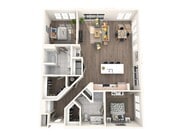 2 BR 2 Bath Apartment