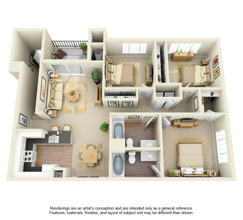 Floor Plan - 3A