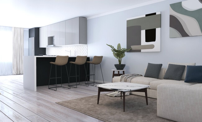 Bi-level 1b/1b Living/Kitchen basement on Haverford