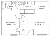 1BR/1BA