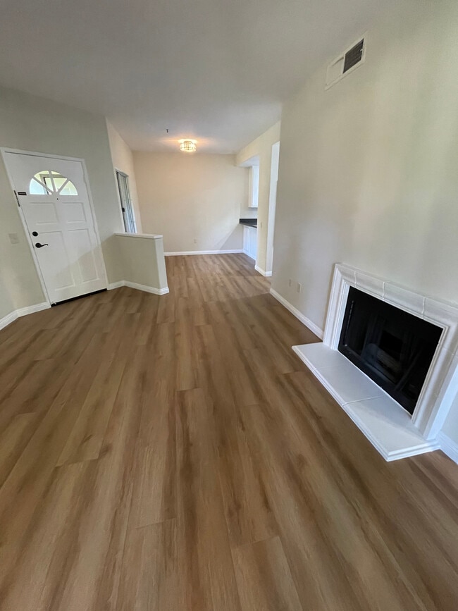 living room and fireplace - 2960 Champion Way Unit 2403