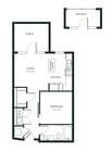 S1F floor plan The Hartley at Blue Hill